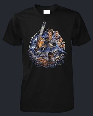 The Texas Chainsaw Massacre Black Tshirt Unisex